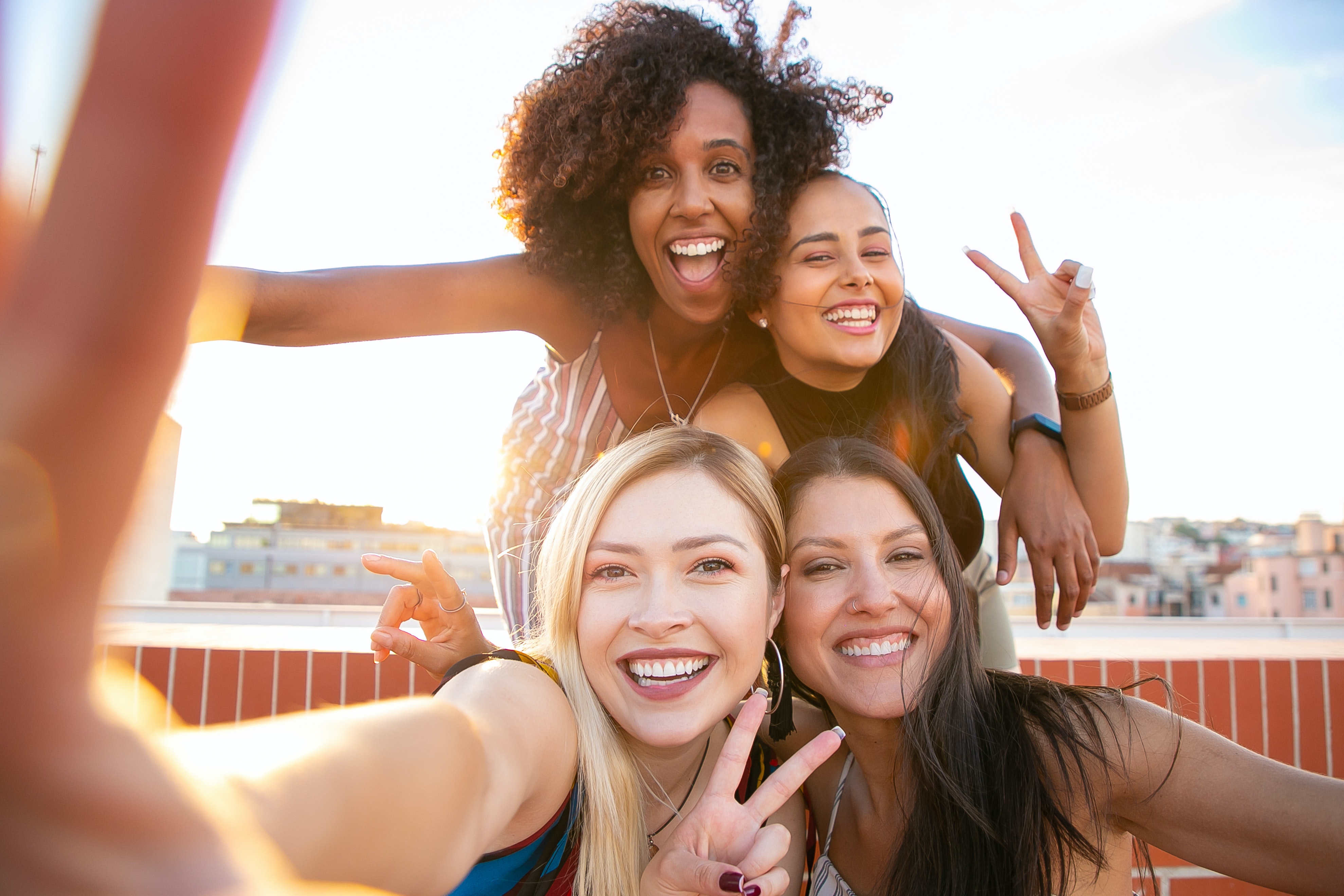 Residents enjoying time together